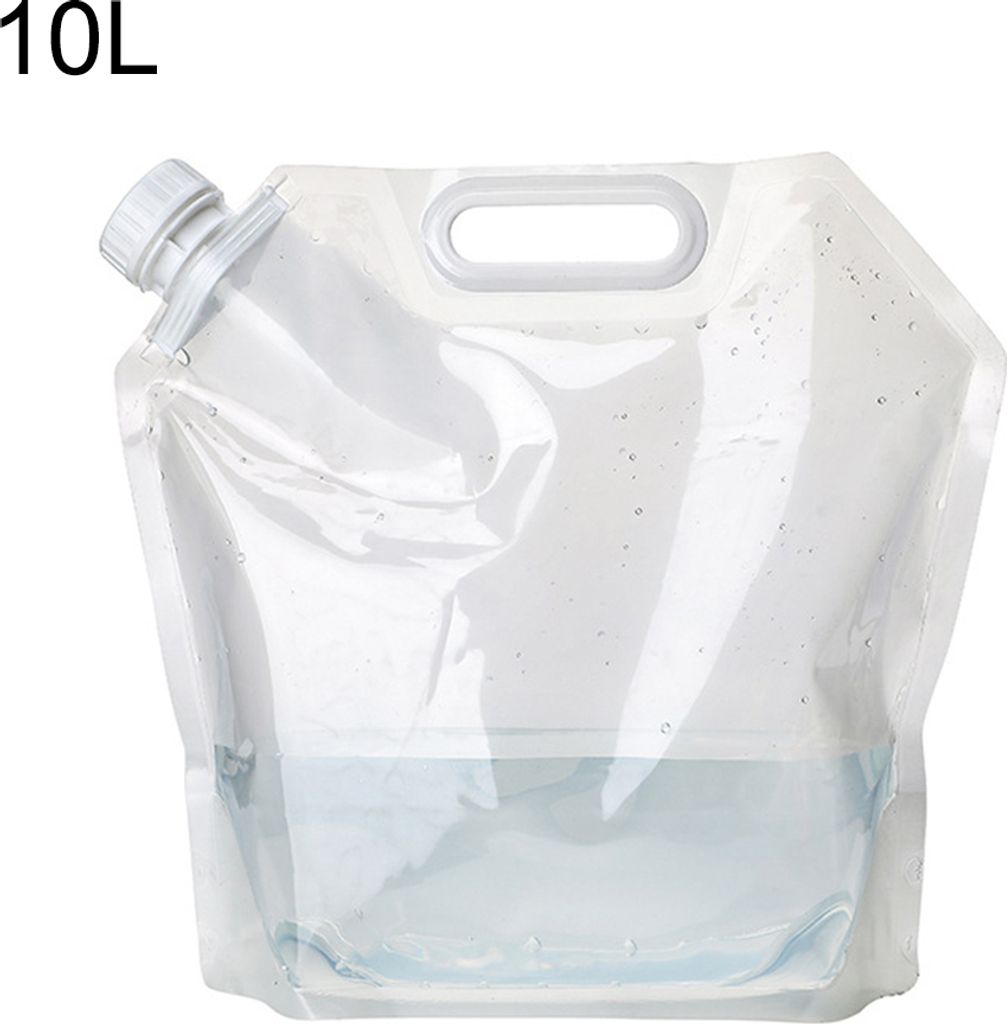 Wasserkanister 10L, aus PP & PE, große Kapazität, faltbar & tragbar, für Camping & Wandern, platzsparend & robust