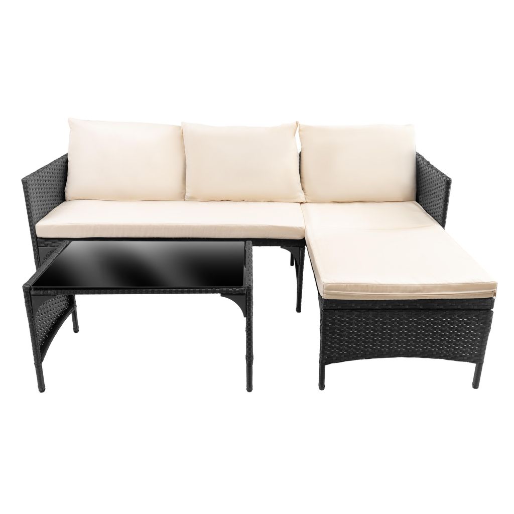 FURNIFY® Gartenmöbel Set SOMMERHOF 2-teilig | Gartenlounge Produktbild 