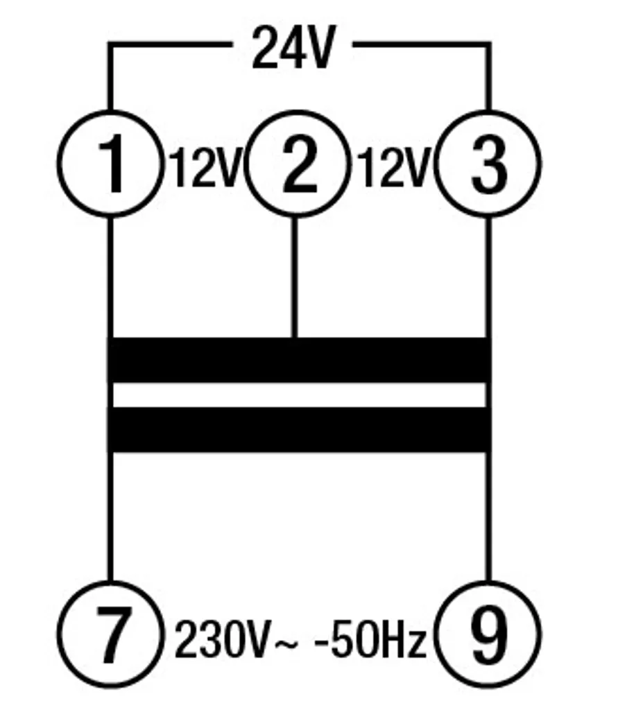 Transformateur de sonnette modulaire 12V 24V pour tableau électrique GMBH - 3