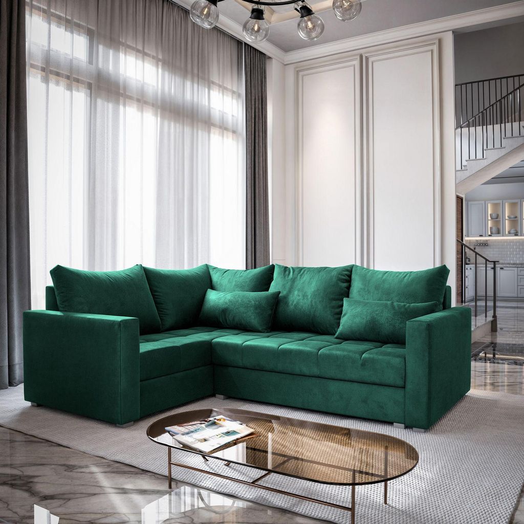 Masseno Ecksofa LIRENO L-S mit Schlaffunktion L-Form, Sofa Produktbild 