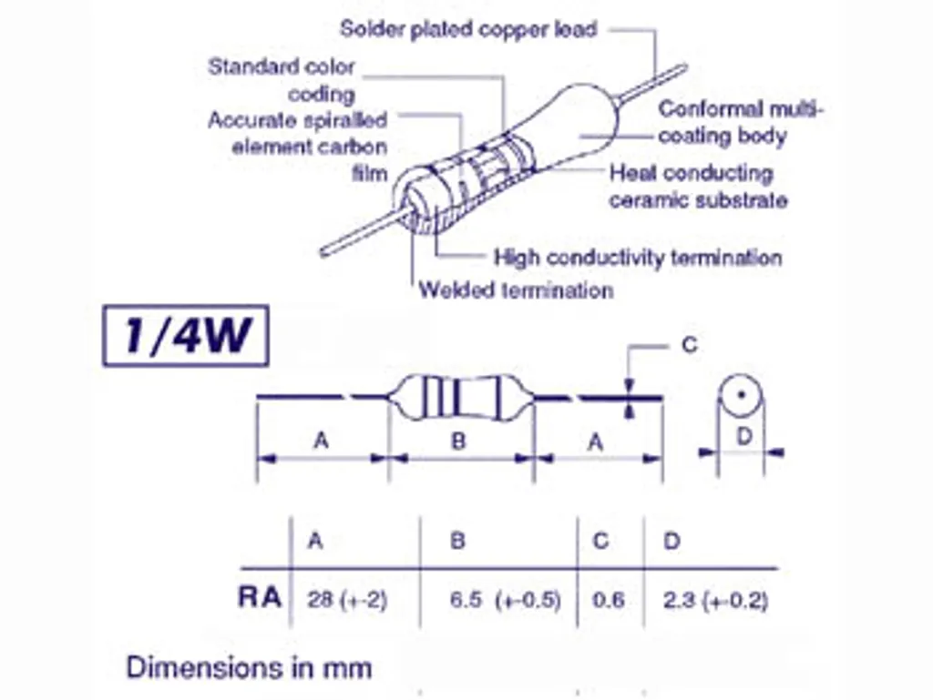 Résistance Velleman RA15K0 1/4W 15K Ohm pour montage électronique Pro