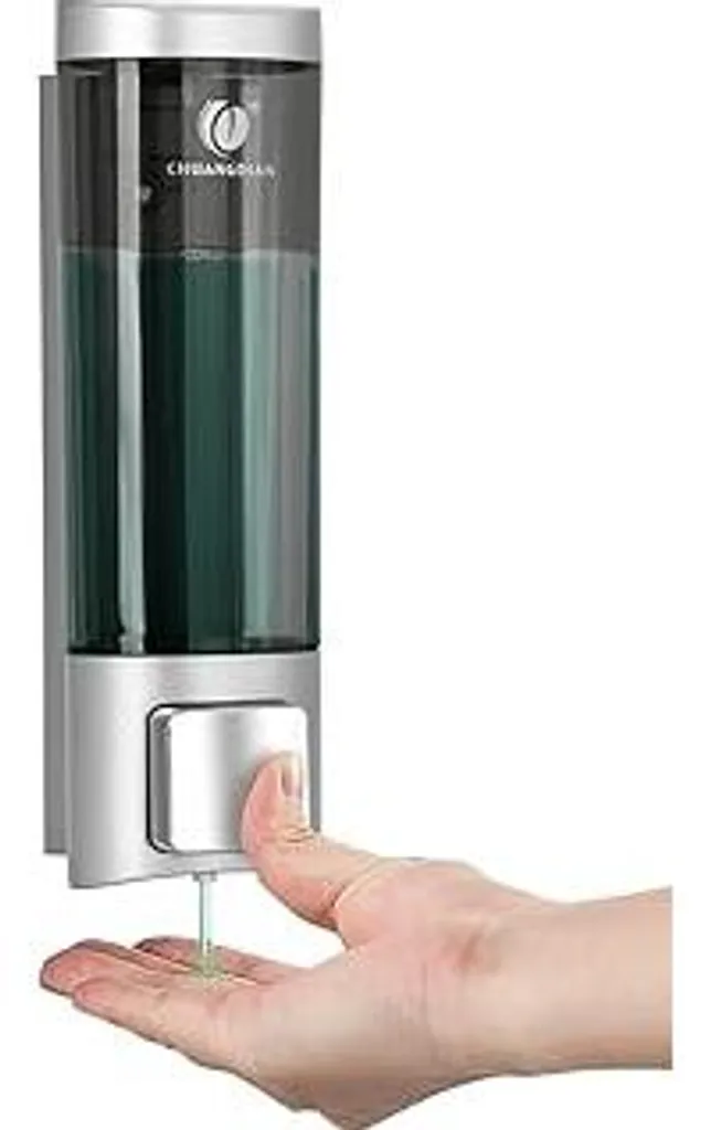 CHUANGDIAN Dispenser Manuale Parete 200ml - Estetica Bianca per Bagno