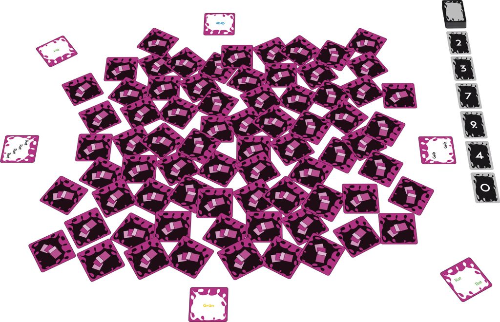 AMIGO 1663 AMIGO Schwarz Rot Gelb Kartenspiel Image du produit 