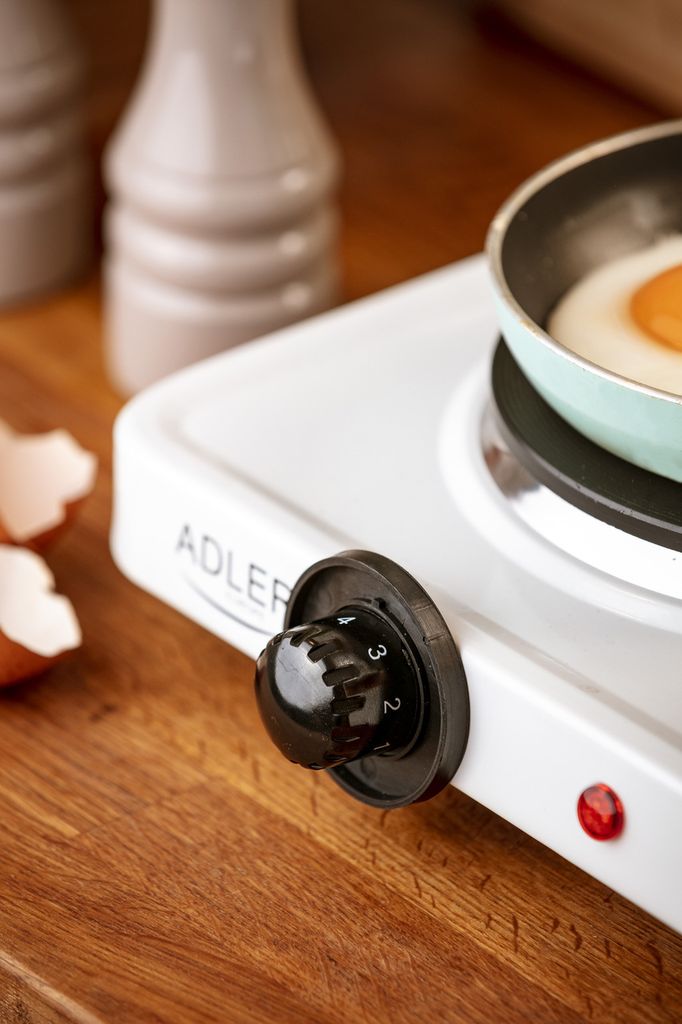 Adler AD 6503 Elektroherd-Einzelkochplatte 1500W, weiß Produktbild 10