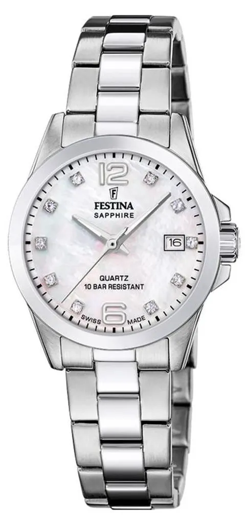 Festina F20049/7 Montre Etanche Femme Cadran Vert et Verre de Saphir