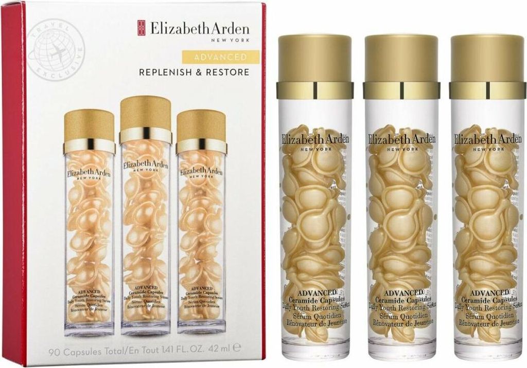 Elizabeth Arden - Ceramide Daily Youth Restoring Serum Set - Ein Geschenkset mit Hautserum in Kapseln 90.0ks