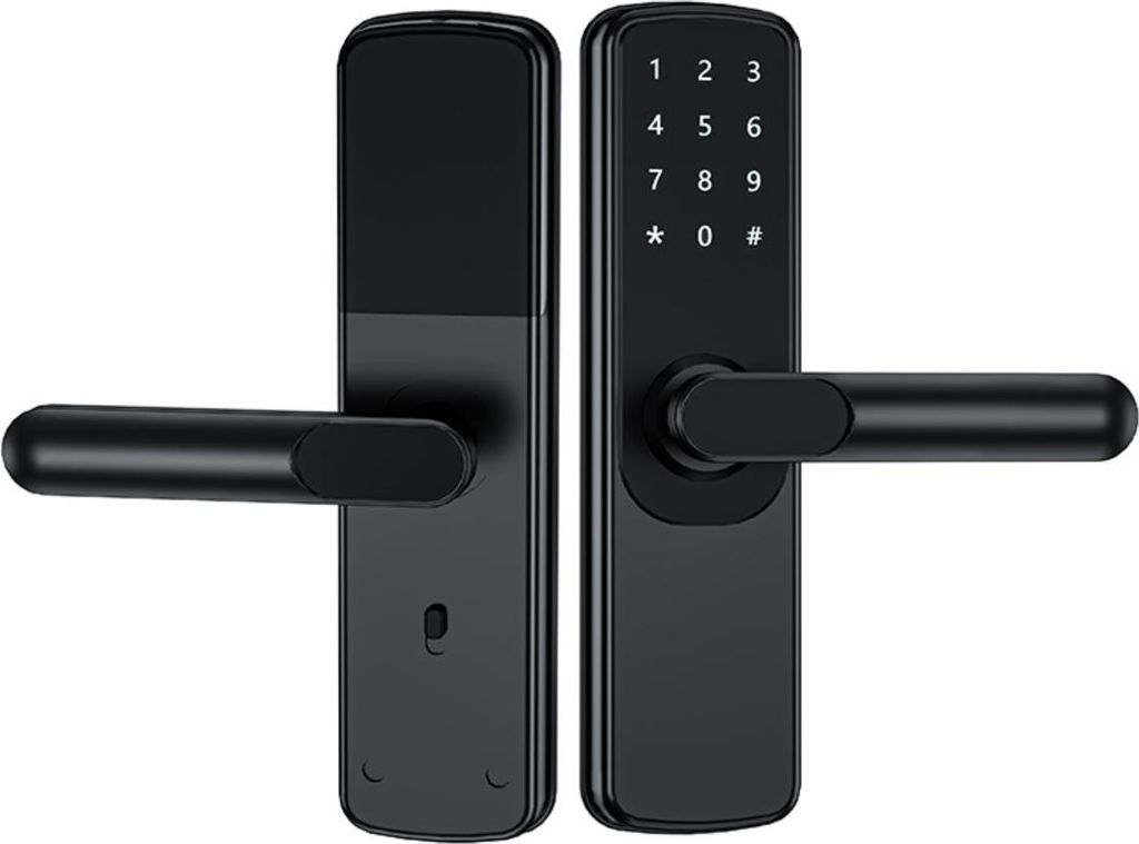 INF Smart Türschloss mit Fingerabdruck - APP, Passwort, RFID & Schlüssel