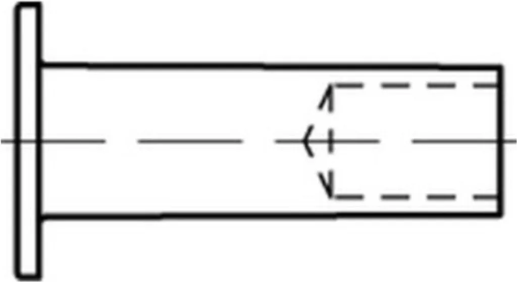 Stock 100x Rivetti Reyher DIN 7338 Rame 6x15 - Prezzo Shock!