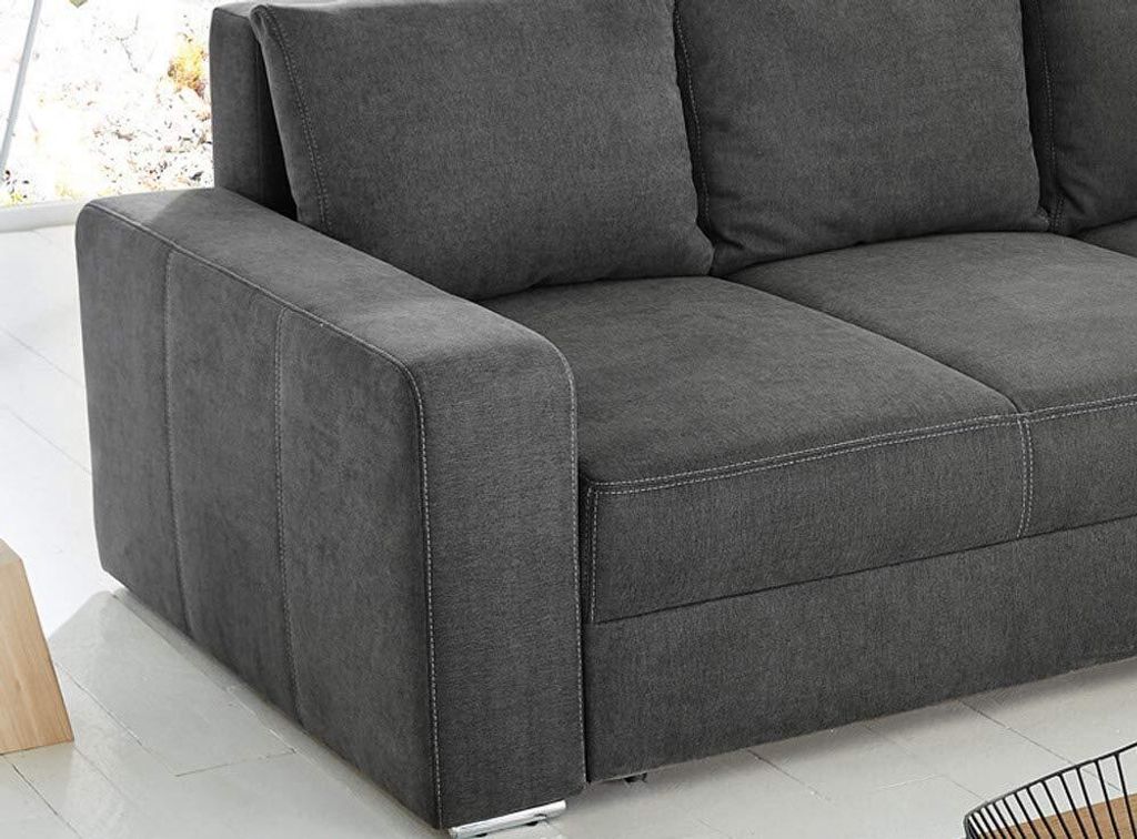 ECKSOFA-DAUERSCHLÄFER 260/181/88 cm Boxspring Federkern Produktbild 5