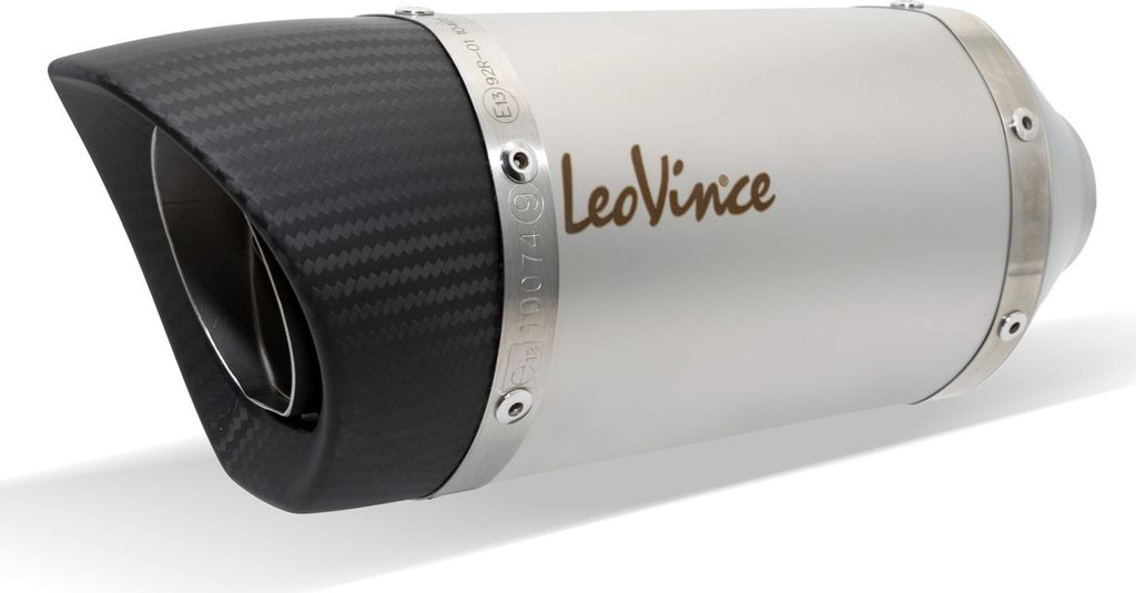 Endschalldämpfer LeoVince Auspuff-Ersatzteil 10074 / 10405, Ø 54mm 180mm, rechts
