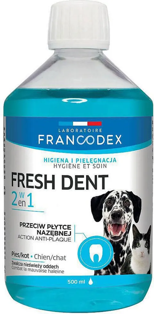 Francodex Fresh Dent 500ml: Mai più Alito Cattivo nel tuo Pet!