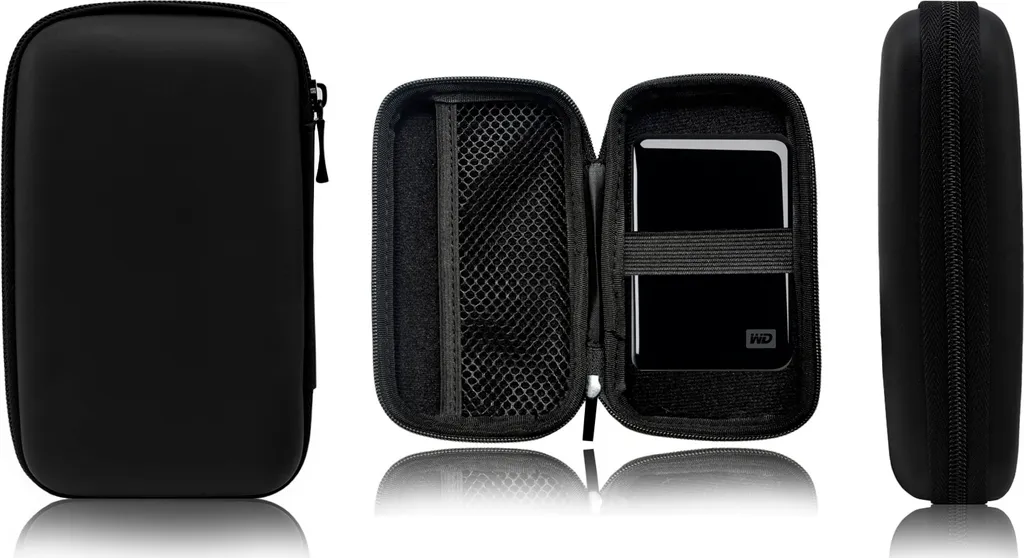 Pochette Disque Dur Antichoc Xcessor S-Protectron Coque Rigide Noir