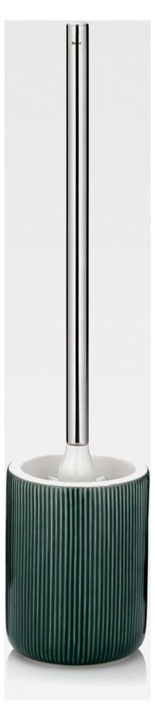 WC-Garnitur Ava, Ø 10 cm, Keramik, alpengrün, Edelstahlgriff