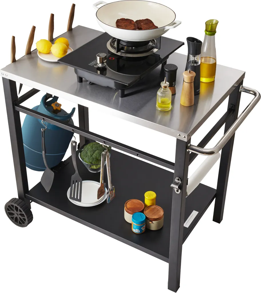 Miglior Carrello Cucina Esterno VEVOR - Stile e Funzionalità 100x64 cm