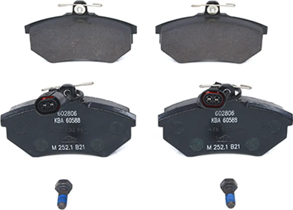 Plaquettes de frein à disque pour Volkswagen Golf III et Vento 1H2
