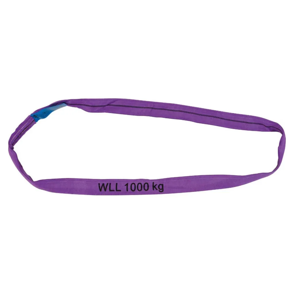 Élingue ronde de levage 1 tonne pour chantiers et ateliers Petex violet