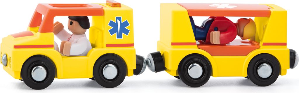 Autíčka k vláčkodráze - Ambulance, 4ks Obrázek produktu 