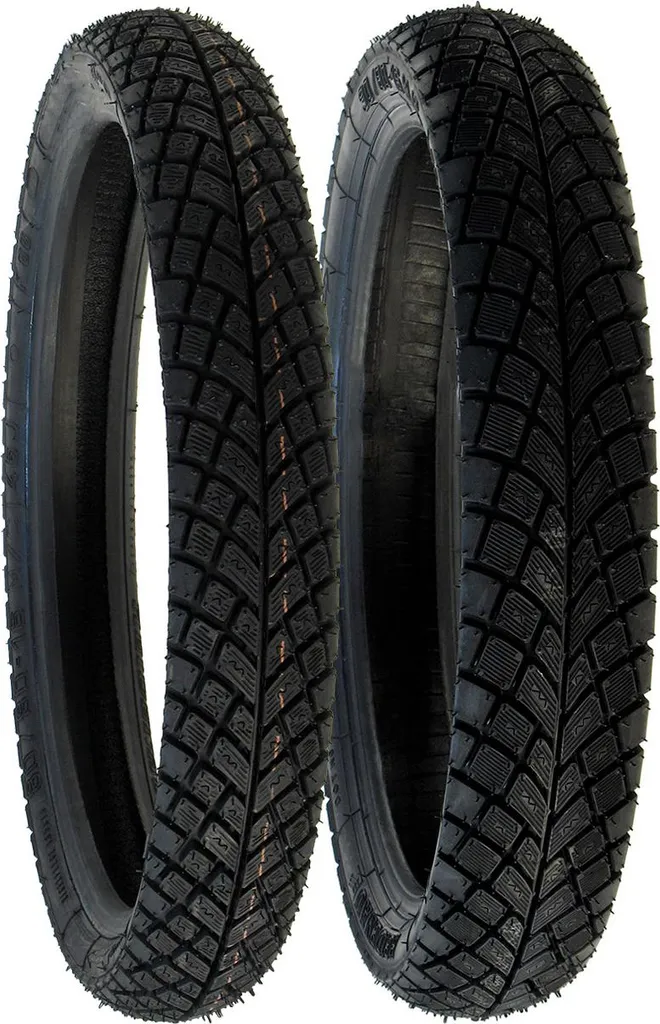 Lot de 2 pneus moto Heidenau K66 toutes saisons 80/80-16 90/80-16