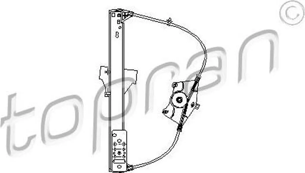 Mécanisme de lève-vitre électrique pour Audi A4 B6 B7 et Seat Exeo