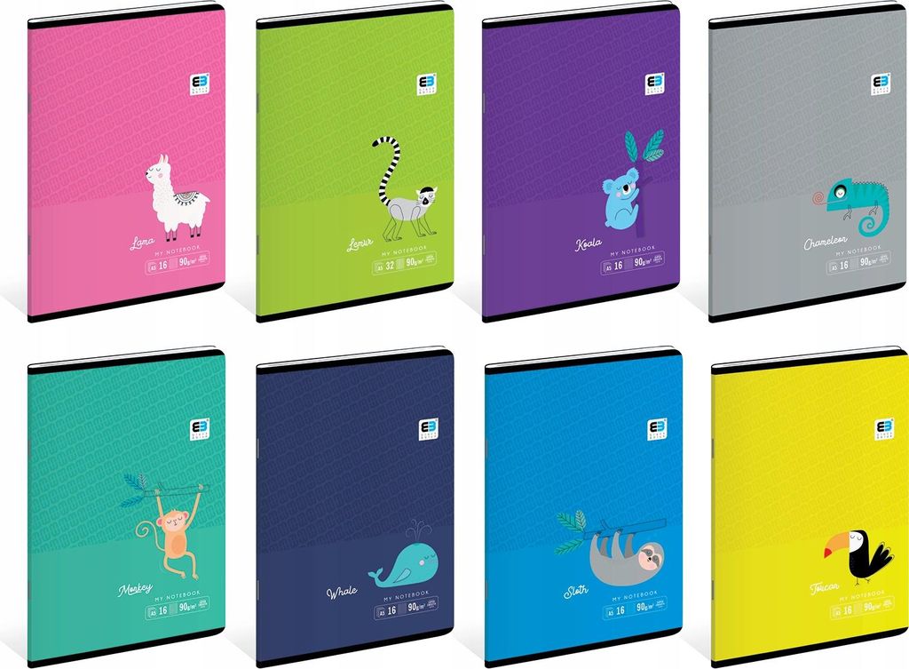 Zeszyt A5/16 Kratka 90G Kids A"20 7389