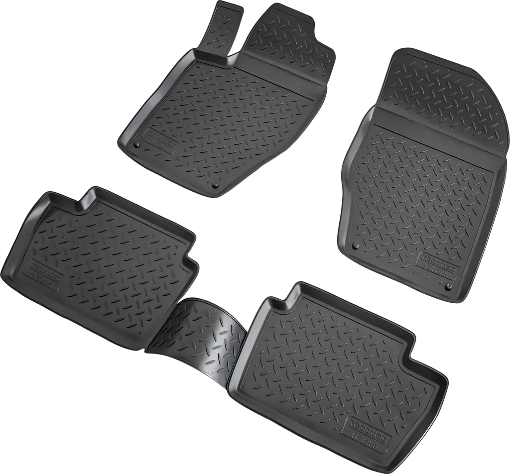 Set Tappetini 3D in Gomma Peugeot 307 | 2001-2009 | Antiscivolo Inodore