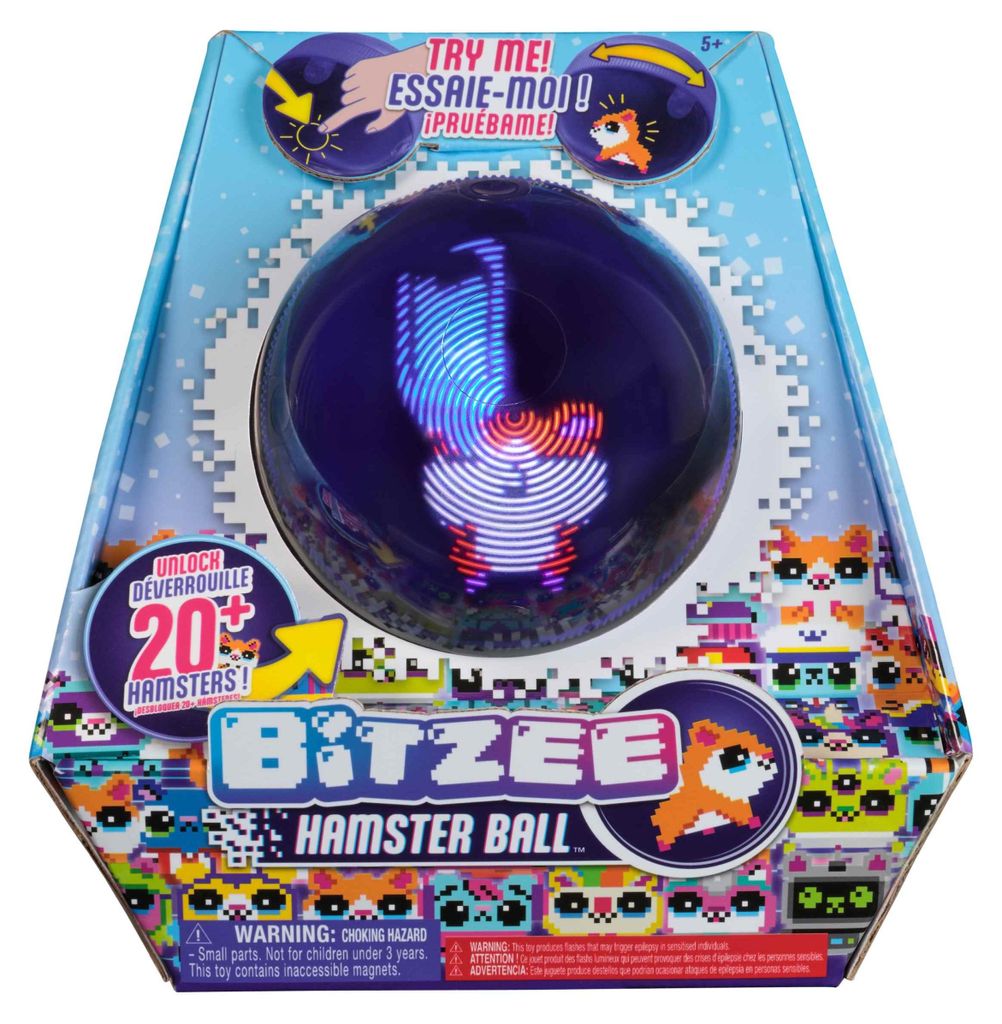 Bitzee mascota digital interactiva hámster en bola Imagen del producto 