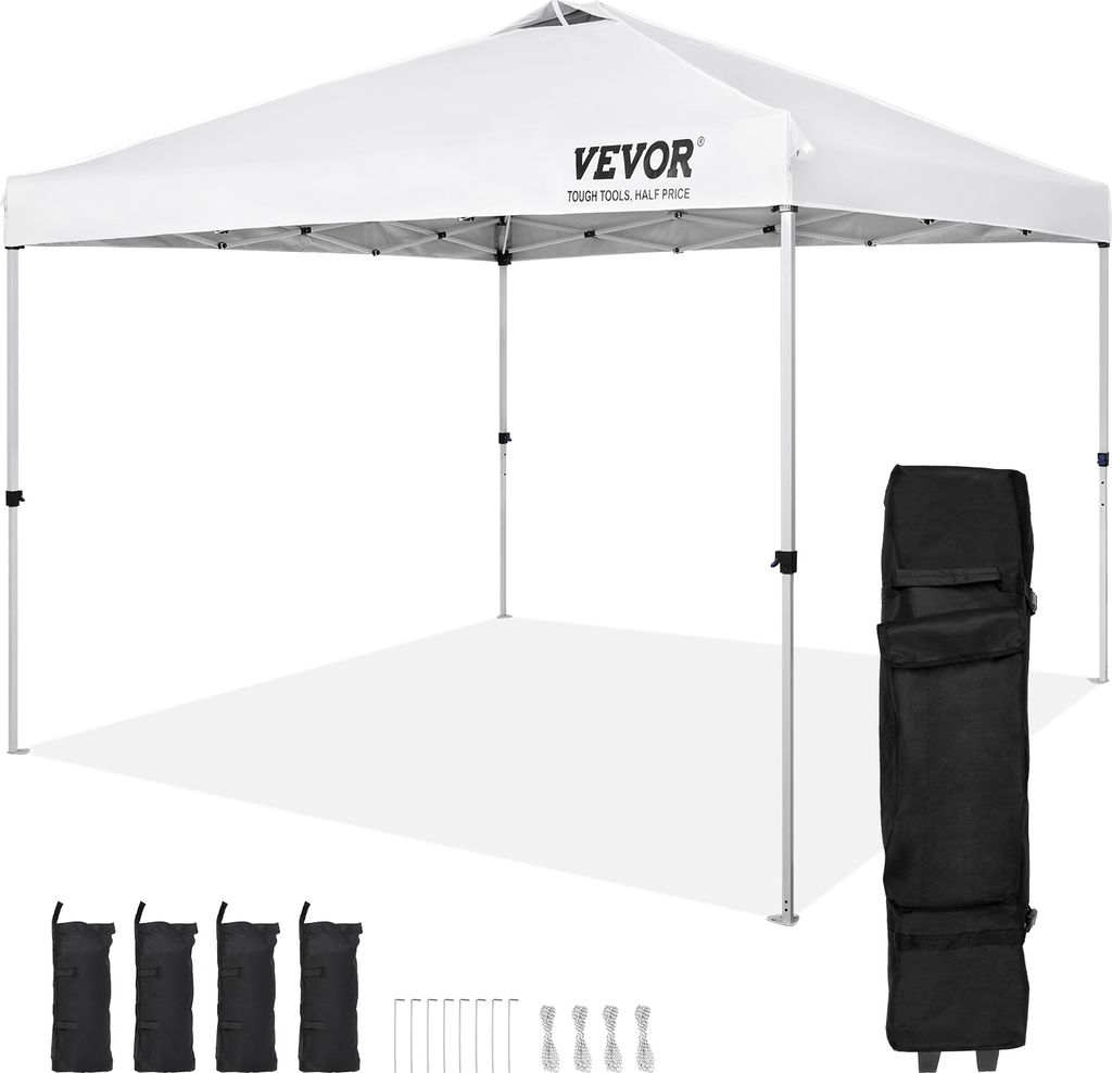VEVOR Pavillon 304,8x304,8x320cm Gartenzelt 250D Produktbild 