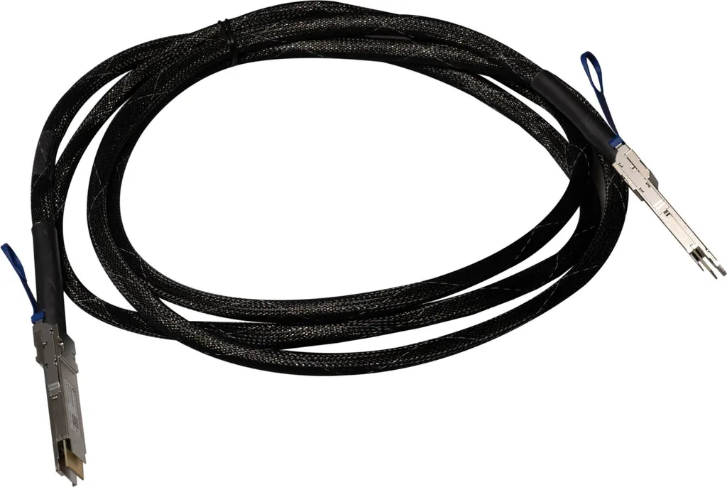 MikroTik 400G câble cuivre 3m QSFP-DD pour une bande passante maximale