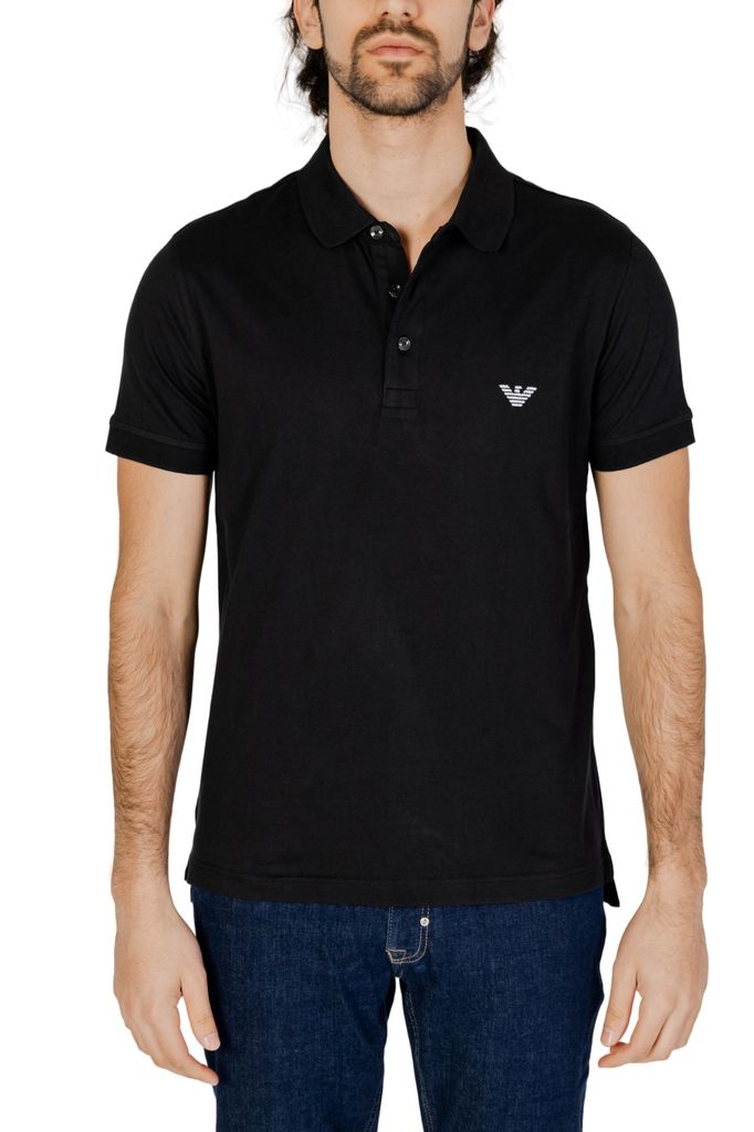 EMPORIO ARMANI Herren Poloshirt Kurzarm Jersey mit Kragen und Knöpfen Baumwollstretch Artikel 211804 4R461 POLO S SLEEVE, EUR S - CN 175/96A - BR ...