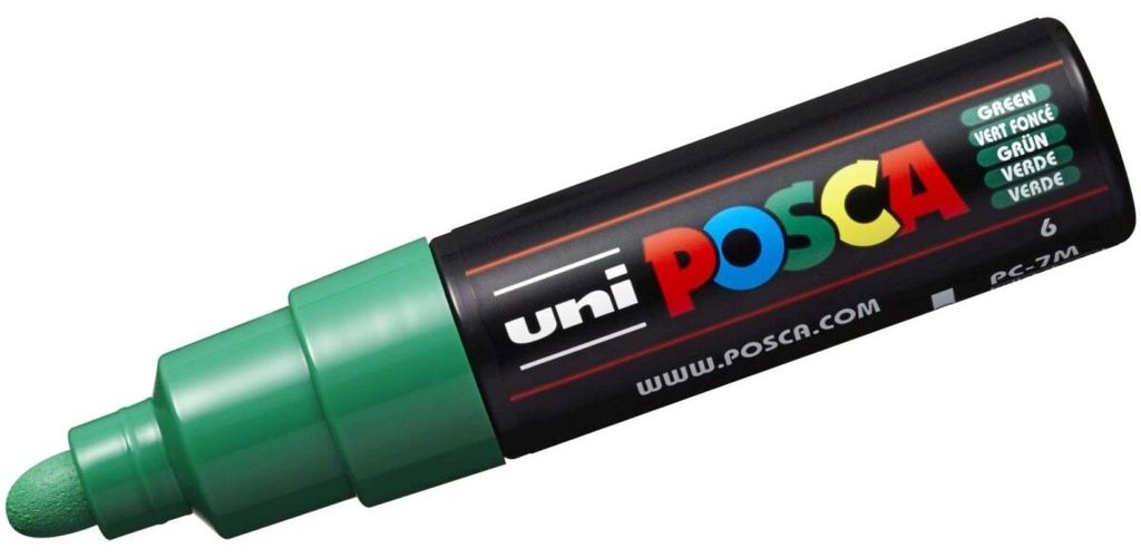POSCA PC7M VF POSCA Pigmentmarker PC-7M, dunkelgrün Immagine del prodotto 