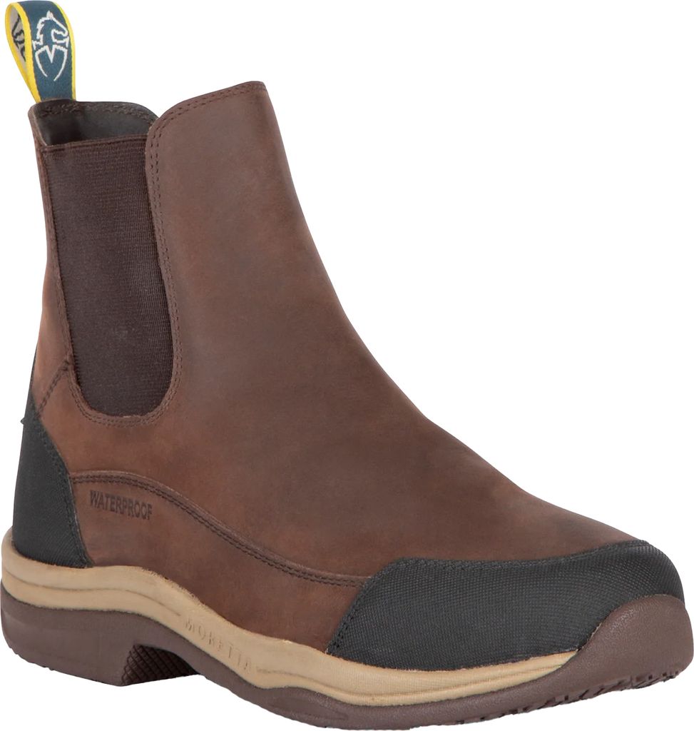 Moretta - Damen Stiefeletten "Genoa Xgrip", Leder ER2229 (38 EU) (Braun)