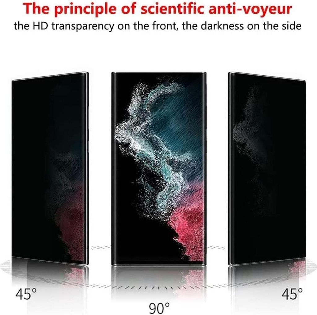 2x Blickschutz Glas Folie für Samsung Galaxy S24 Ultra Produktbild 5