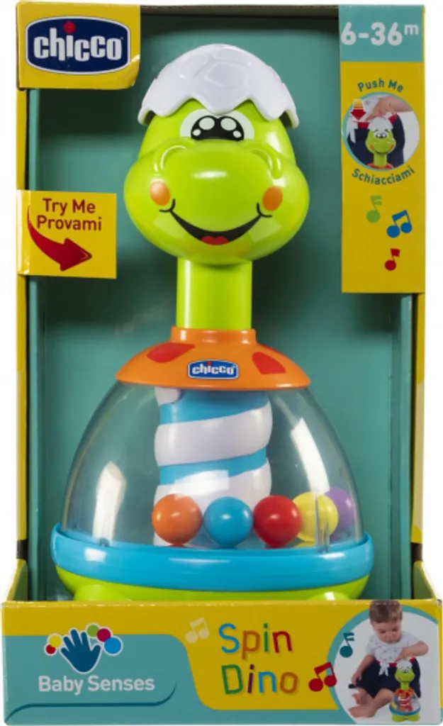 Chicco Spin Dino avec Effets Lumineux et Sons Machine Électronique