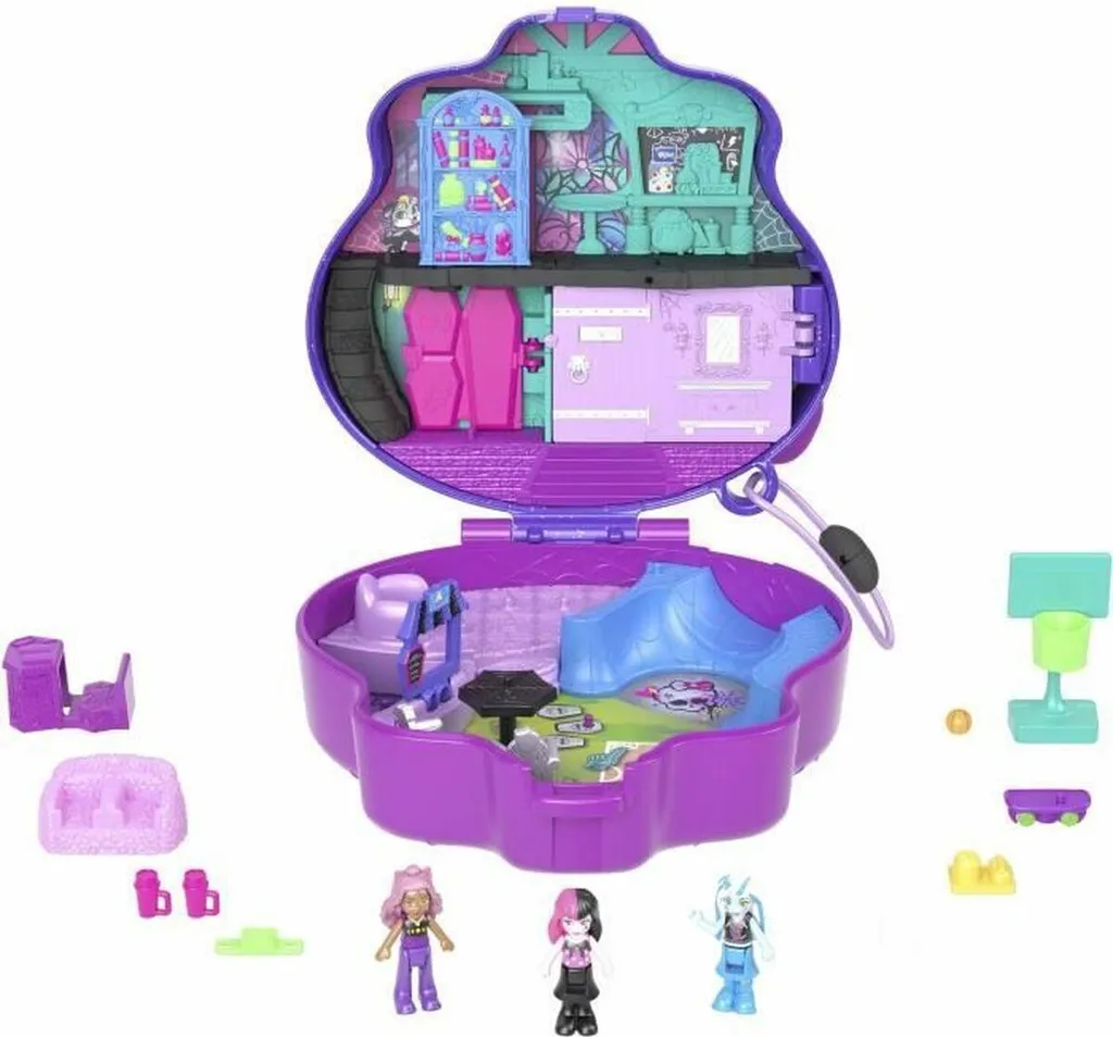 Polly Pocket Edition Spéciale Monster High - Coffret avec Micro-Figurines