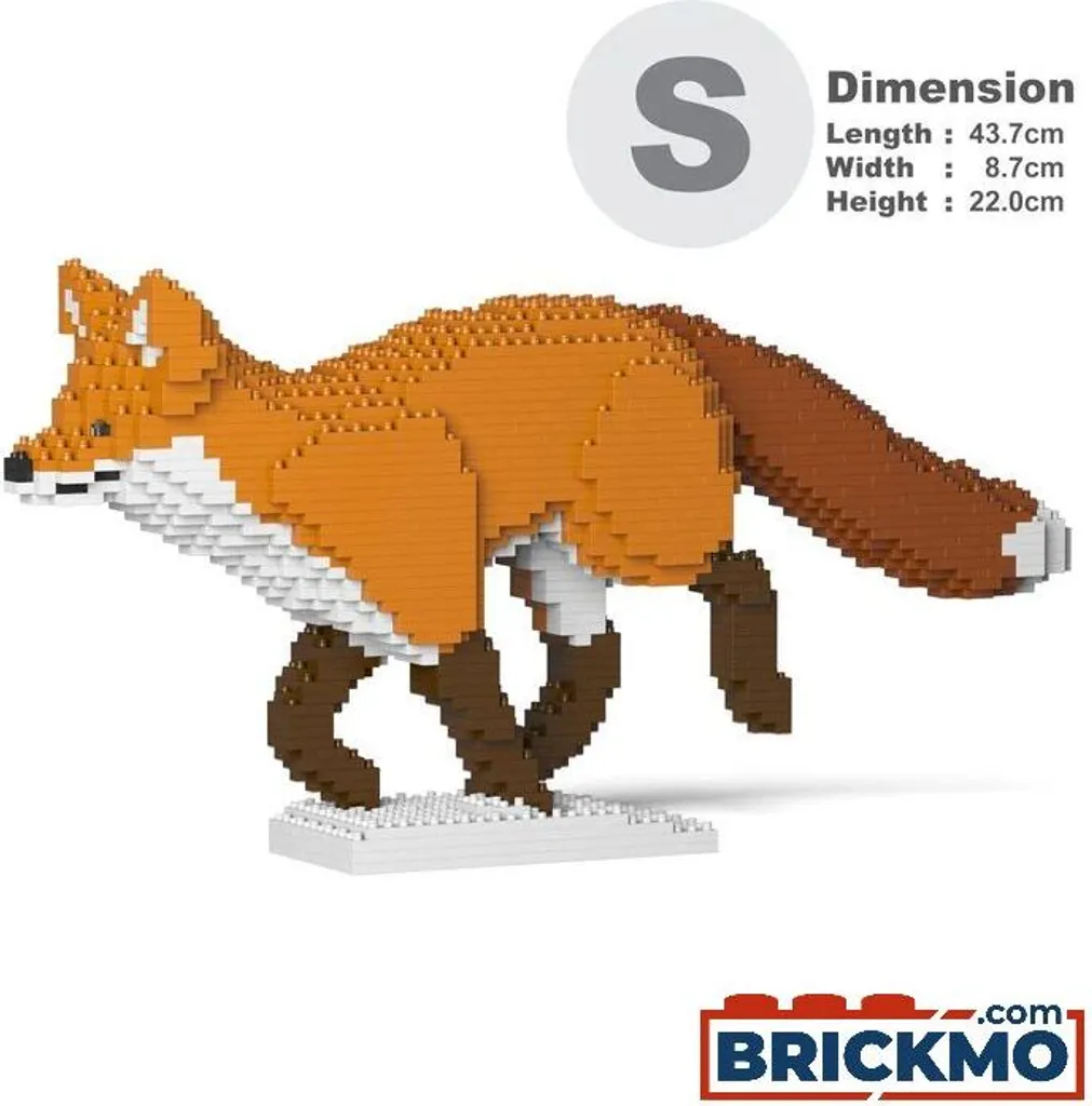 Décoration Renard à Construire JEKCA Fox 05 pour Bureau et Salon
