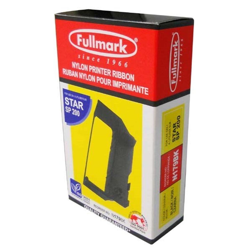 Fullmark kompatibles Registrierkassenband, schwarz, für Star RC200B, SP200, SP298, SP500, SP512