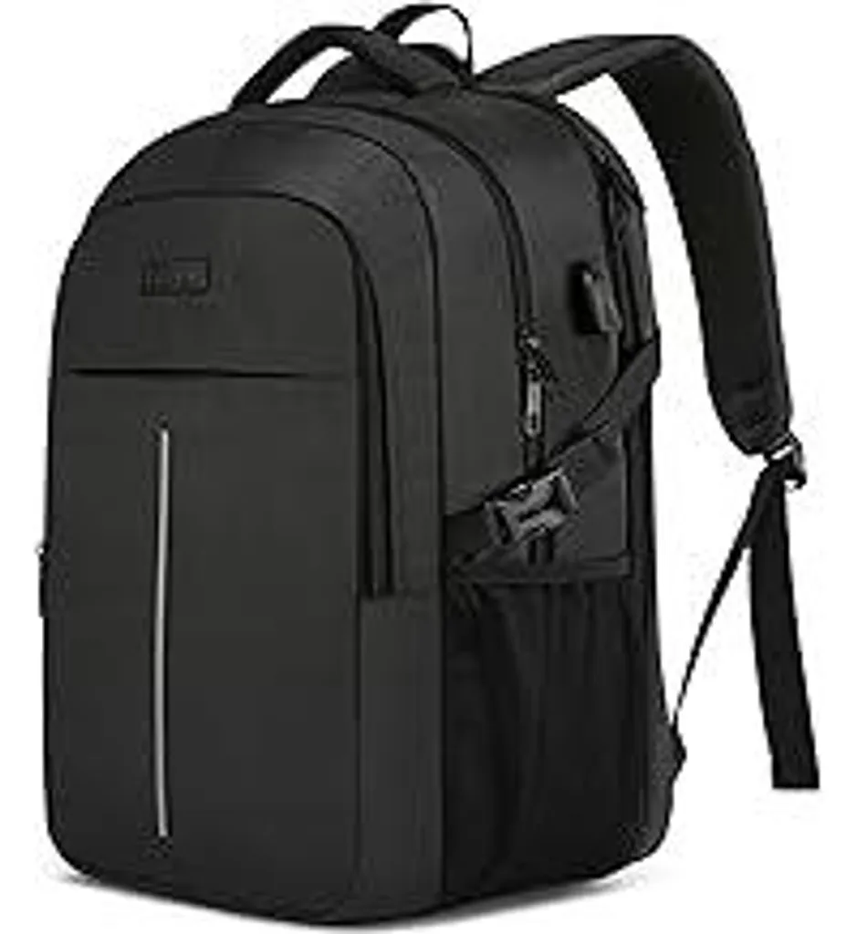 Zaino Porta PC 17 Pollici Impermeabile Uomo - Grande Borsa con USB