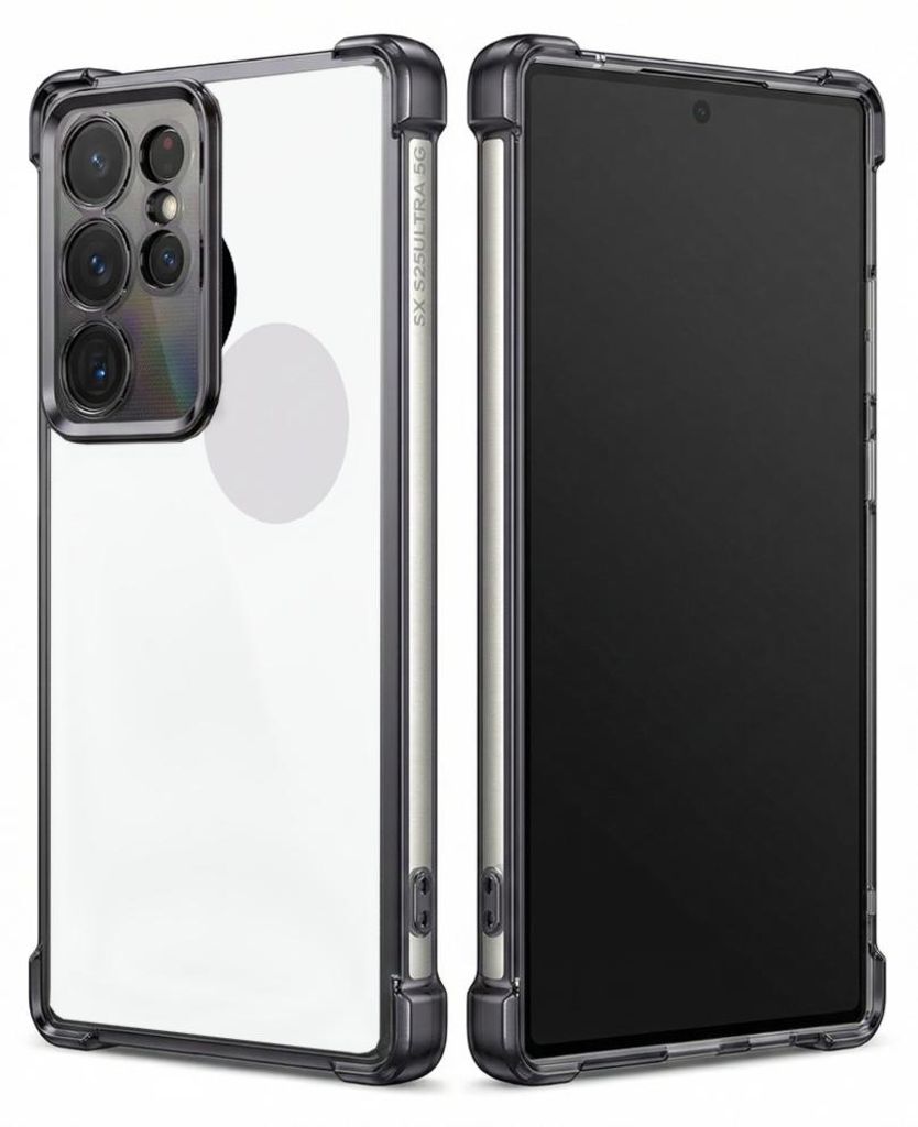 Personalisierte Hülle mit Bild für Samsung Galaxy S25 Elektroplattiert TPU Stoßdämpfer Handyhülle mit Design einer transparenten Schutzhülle