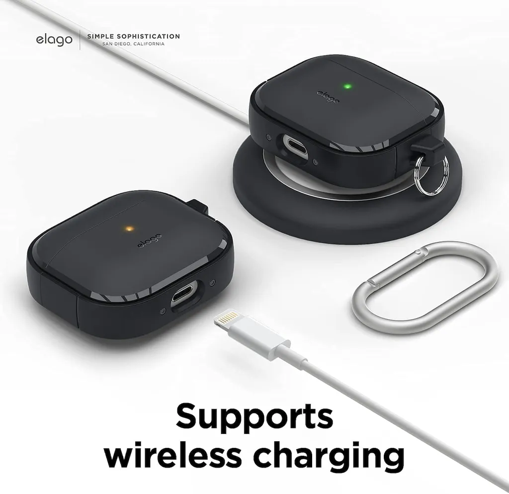 Étui elago AirPod 3 EDC noir - Coque de protection robuste et compacte - 11