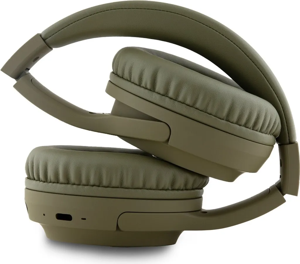 Casque audio Bluetooth DKNY Arch Logo vert avec micro et arceau réglable