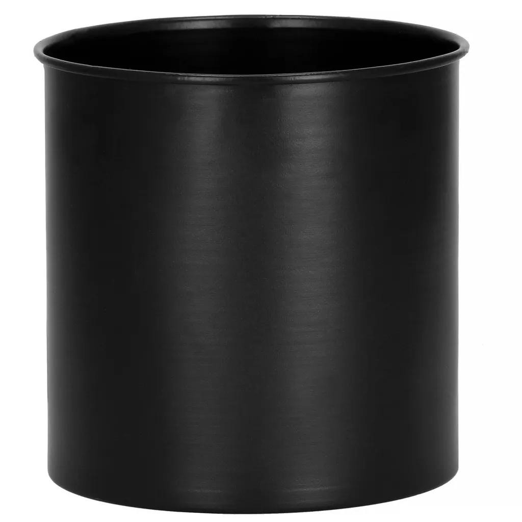 Table à fleurs style industriel métal noir mat - Support plante 74cm - 4
