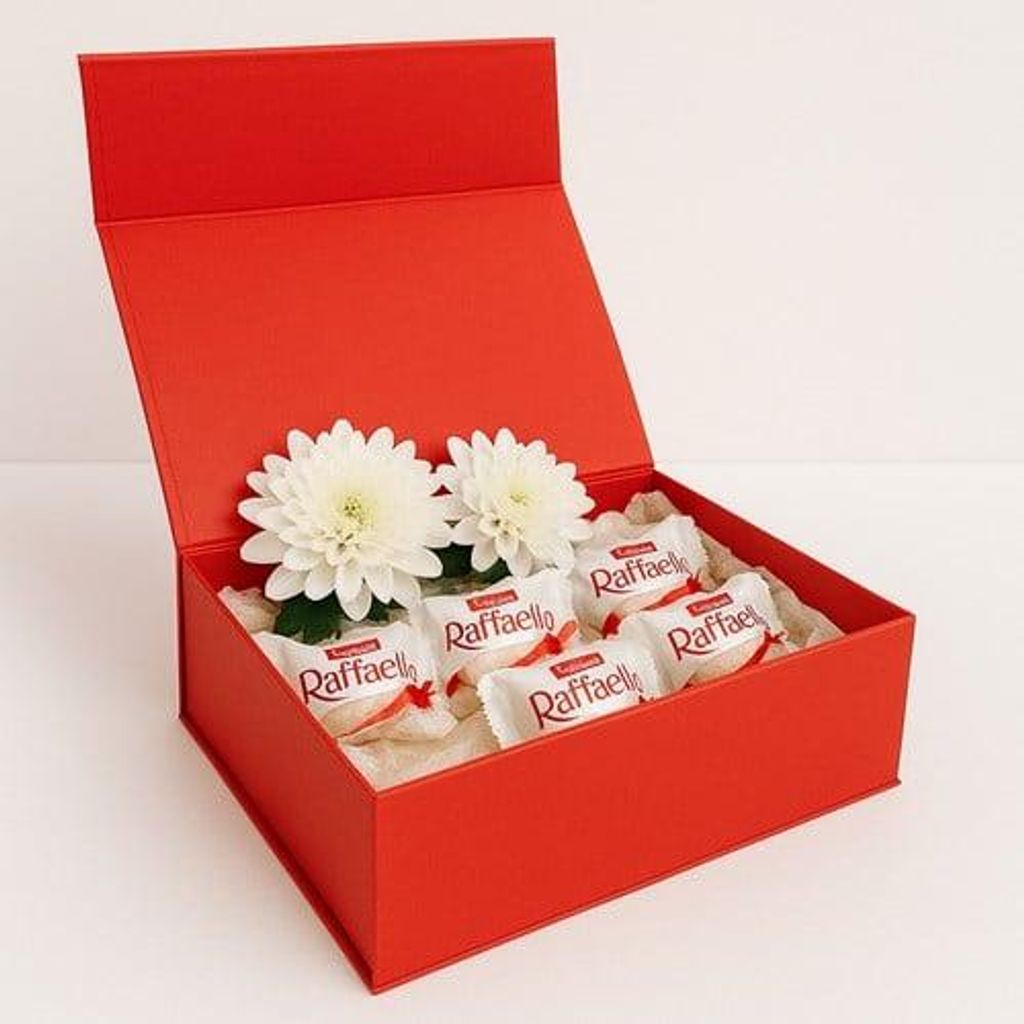 Magnetische Geschenkbox 280 x 220 x 90 mm Rot