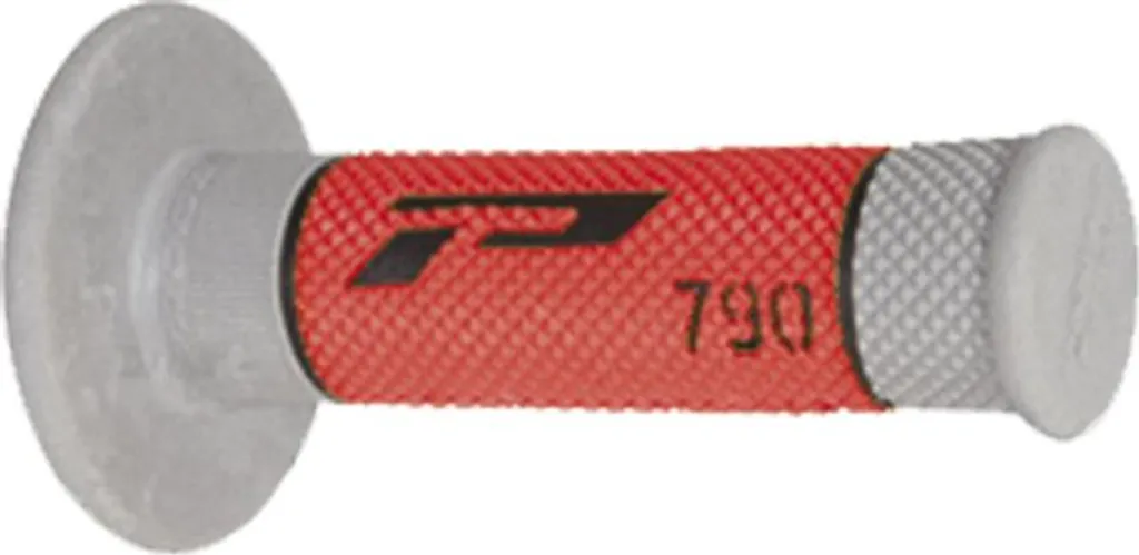 Poignées Confort 790 Noir/Gris/Rouge 22/25mm Remplacement Moto