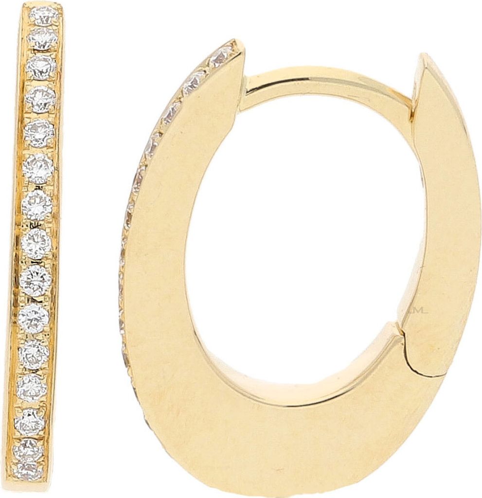 JuwelmaLux Creolen 585 Gold mit Brillanten JL30-06-1715