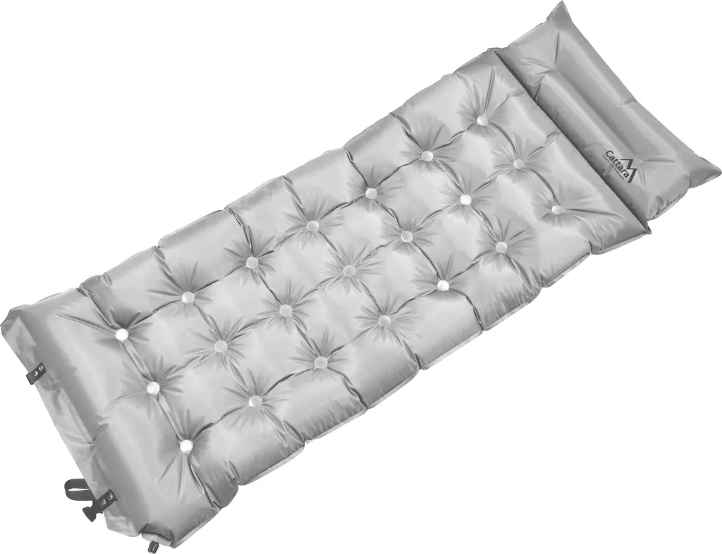 Cattara 13325 Matelas autogonflant voiture MIDNIGHT 180x66x4cm avec oreiller