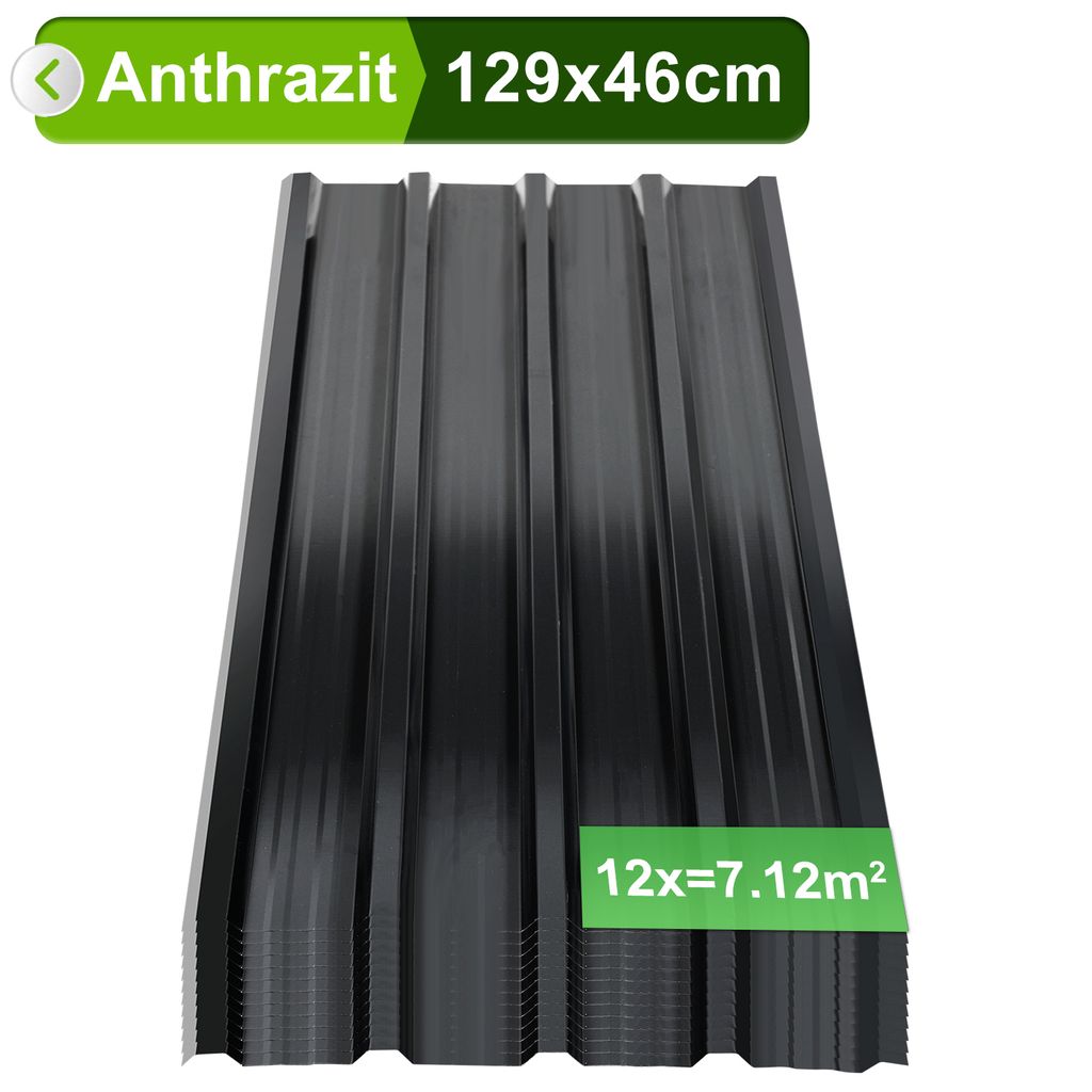Yakimz 12/24/36x trapézový plech 129x46cm 7-21㎡ pro Obrázek produktu 