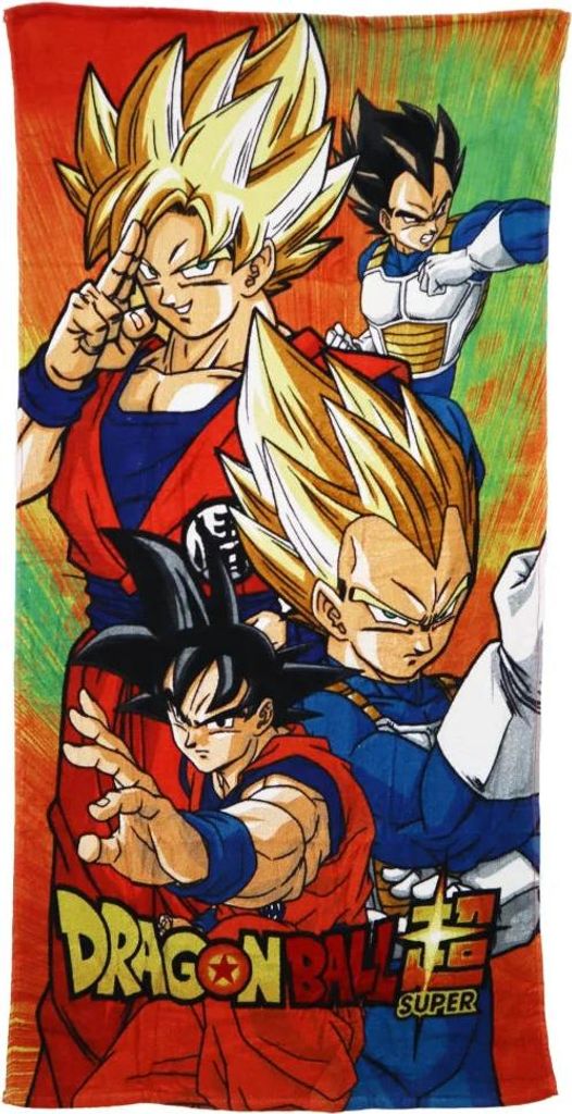 Dragonball Z Goku Strandtuch Badetuch 70x140 cm 100% Produktbild 