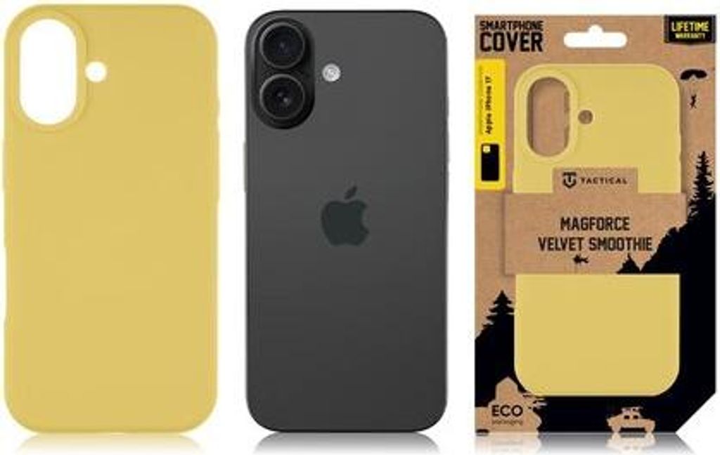 Tactical Back Cover MagForce Velvet Smoothie iPhone 17 banana