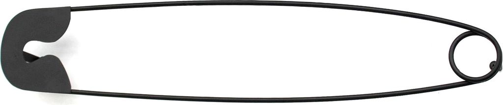 DanDiBo Design Handtuchhalter Handtuchstange Sicherheitsnadel 62 cm Garderobe Wand Büro Schwarz Metall Flur DIY