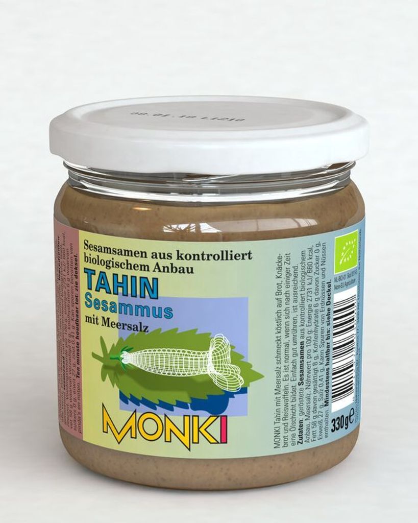 Monki Tahin Sesammus mit Meersalz -  - 330g Produktbild 